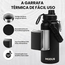 MODUS Garrafa Térmica Esportiva De Aço Inoxidável Com Isolamento A Vácuo De 1000ML (Lilas)